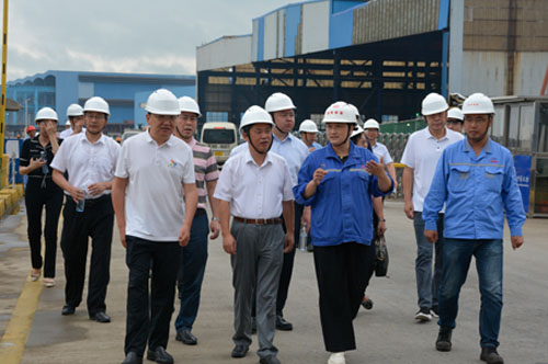 Chen Shiyong, vice chairman of the CPPCC of Jiujiang City, Jiangxi Province, visited Sanfu