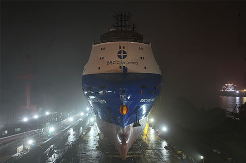 SANFU SHIPBUILDING Launched an 11,000DWT Multi-Purpose Vessel